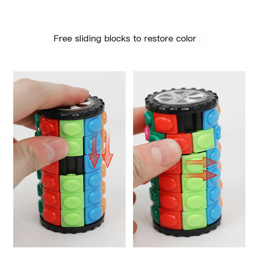 3D magiskt torn stresslindrande leksak
