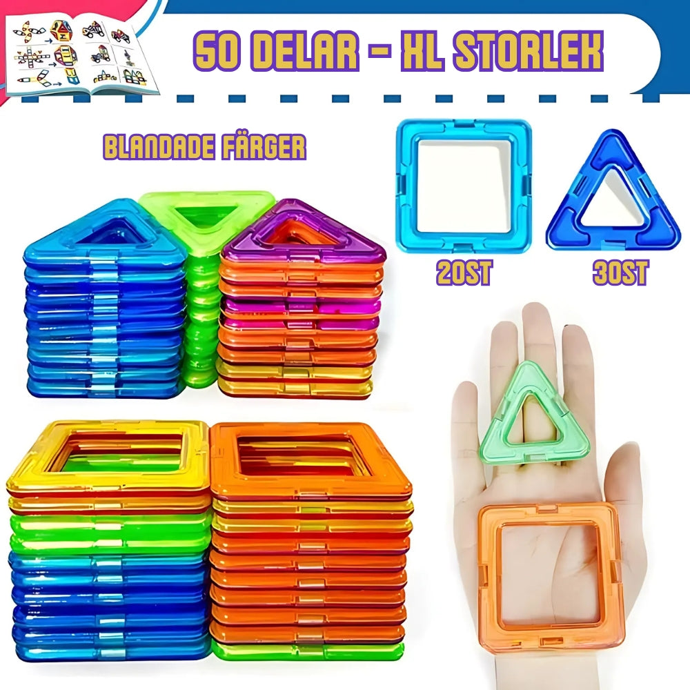MAXI Magnetblock Byggset