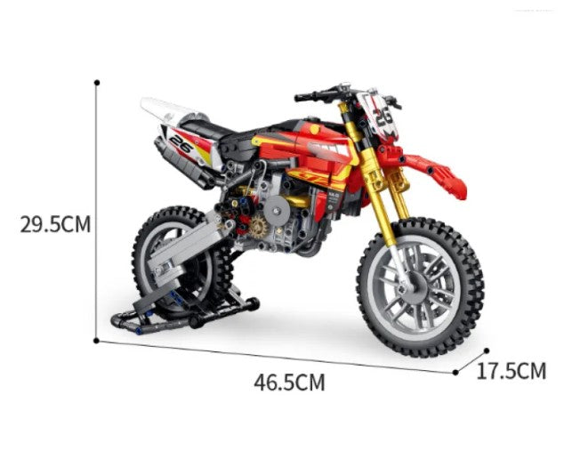Byggklossar Motorcykelmodell