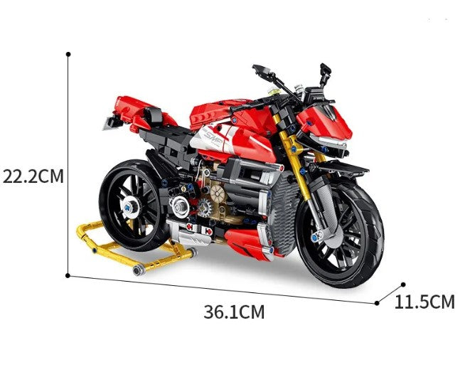 Byggklossar Motorcykelmodell