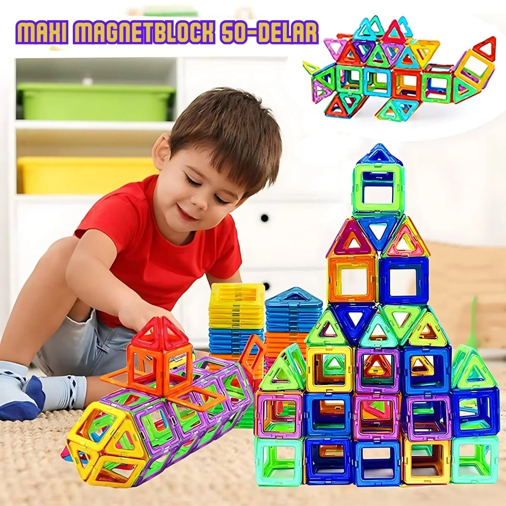 MAXI Magnet­block Byggset